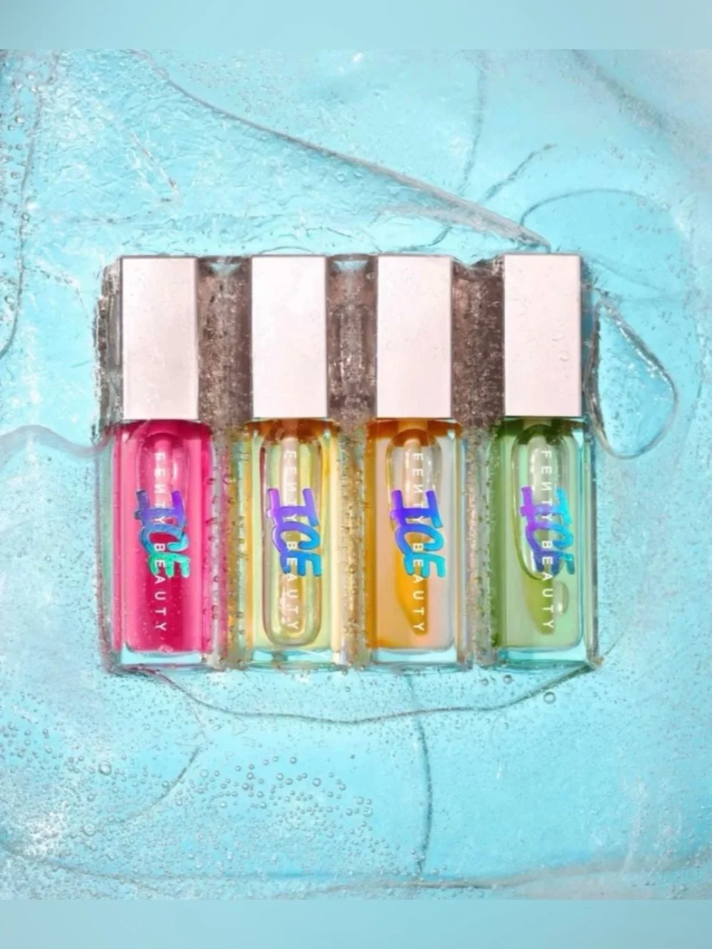 FENTY BEAUTY GLOSS BOMB ICE COOLING LIP LUMINIZER COLOR: CUCUM ‘BRRR